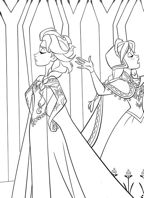 Free Printable Frozen Coloring Pages for Kids - Best Coloring Pages For ...