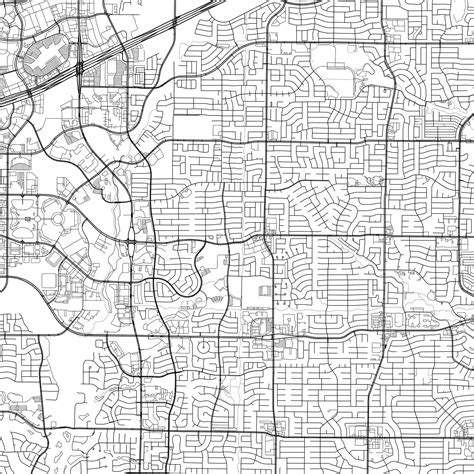 Plano Map Print, Plano Map Poster Wall Art, Tx City Map, Texas Print ...