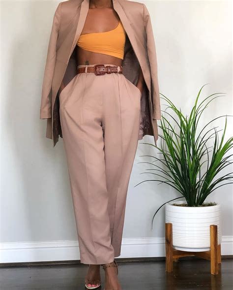 High Fashion Vintage on Instagram: "Rose Gold Suit Meets Versatility ...