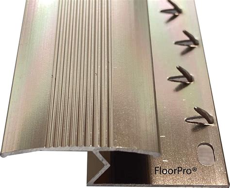 Basic Range - Carpet to Tile Threshold Strip - Silver - Joining Carpets ...