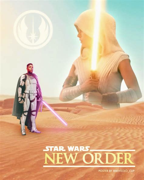 Are you guys excited to see Rey rebuild the Jedi Order? (Poster by me ...