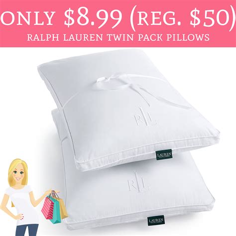 Only $8.99 (Regular $50) Ralph Lauren Twin Pack Pillows - Deal Hunting Babe