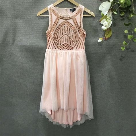 Bardot Junior sequin peach pink Kids Size 16 Dresses & Skirts Other (s)