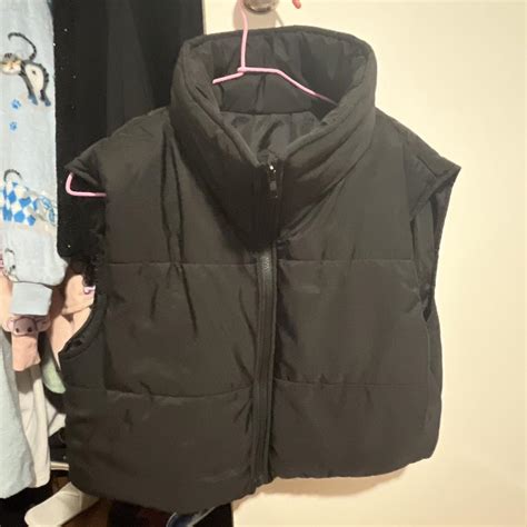 Women's Black Vest | Depop