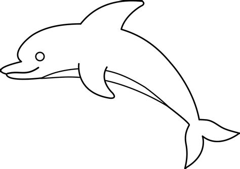 Dolphin Line Drawing | Free download on ClipArtMag