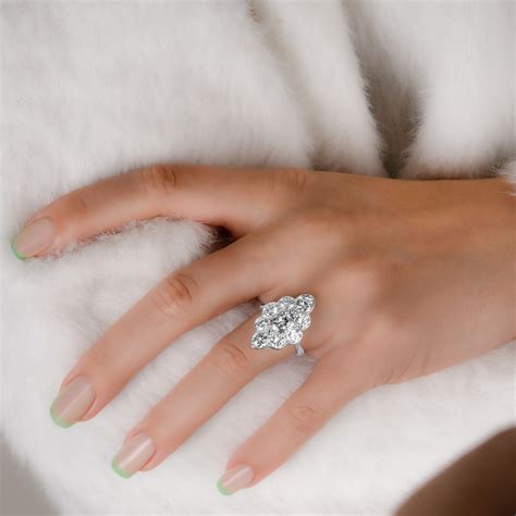 White Gold Diamond Ring 3.10ct TDW | Rich Diamonds