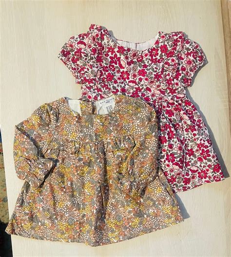 2 baby dresses 0-3 Months | Mercari