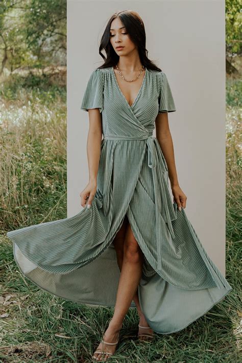 Top 30 Sage Green Dresses for Wedding Guest 2024