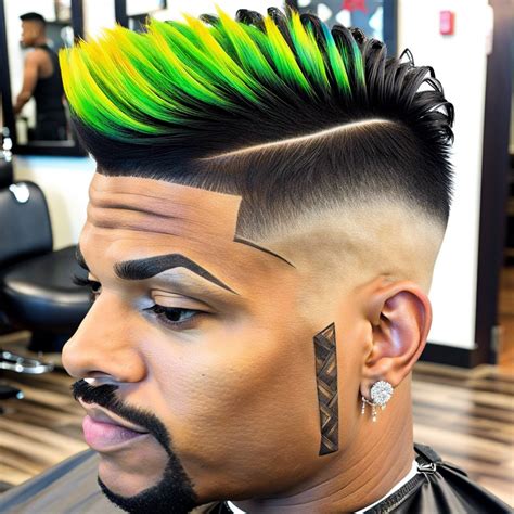15 Burst Fade with V Design Ideas to Elevate Your Hairstyle - Burst of ...