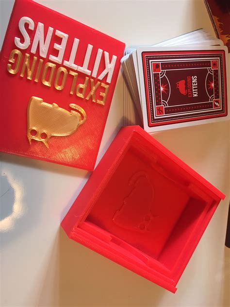 Archivo STL CAJA EXPLODING KITTENS BOARD GAME 🤯 (GCODE)・Idea de ...