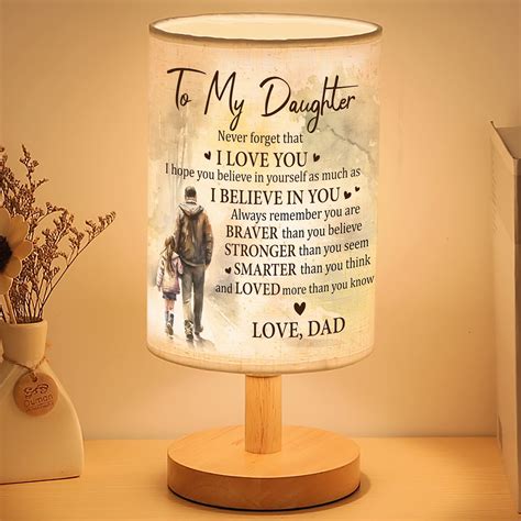 Daughter Table Lamp Gifts for Daughter from Dad, Father Daughter Lamp ...
