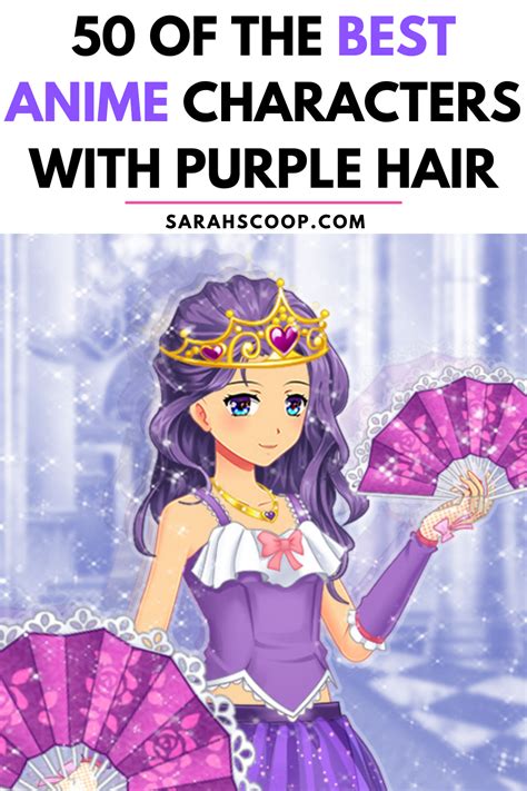 50 of the Best Anime Characters with Purple Hair | Sarah Scoop