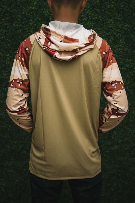 QVO "Choco Chip Camo" UPF Hoodie - QVO Tactical, LLC