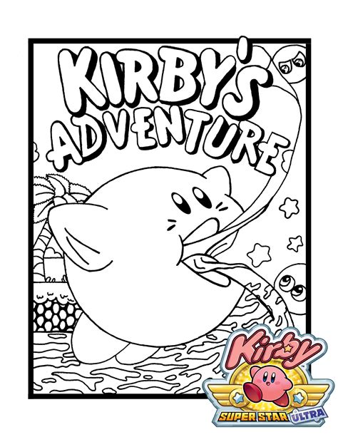 Complete Collection: 10 Fun Kirby Coloring Pages for Children ...