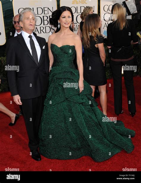 Actor Michael Douglas and his wife, actress Catherine Zeta-Joness ...