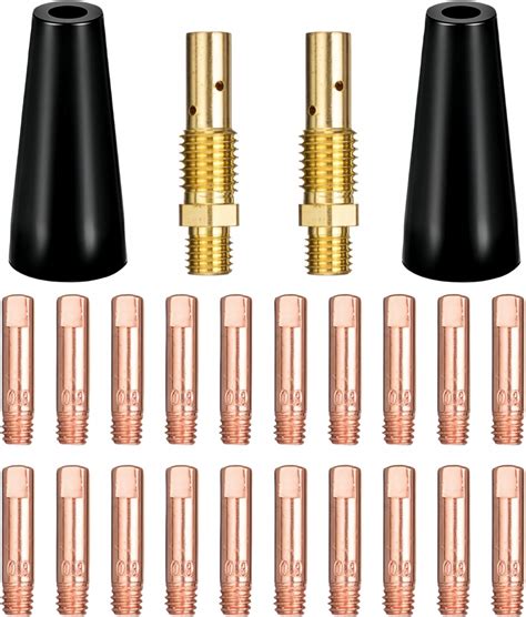 21PCS Gasless Flux Nozzle Tip for TITANIUM Easy-Flux 125 Amp Welder ...