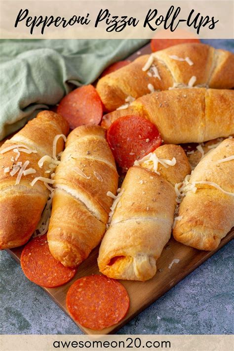 Pepperoni pizza roll ups – Artofit