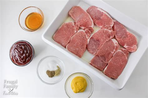 Oven Baked BBQ Pork Chops - Frugal Family Favorites