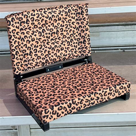 [PREORDER] Leopard Print Folding Stadium Seat - The Last Stag
