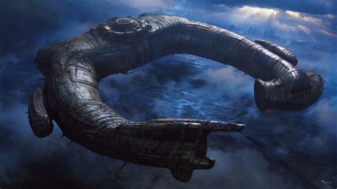 HD wallpaper prometheus ship alien horseshoe a stranger juggernaut ship