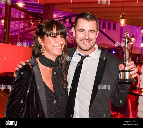 Berlin, Germany. 09th Dec, 2017. Prize-winning actor Claes Bang and his ...