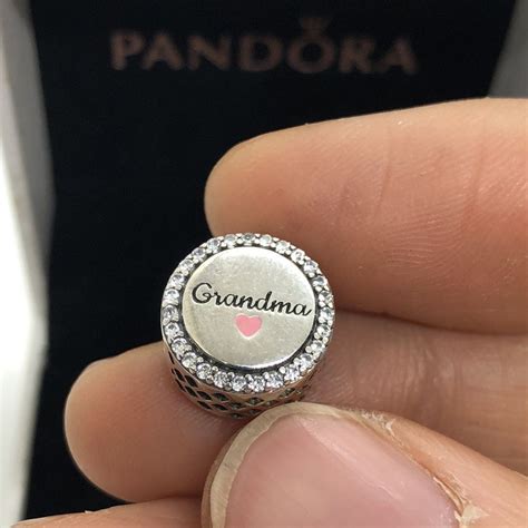 Pandora Grandma Charm Family Tree Circle Bead Charm Travel Pendant S925 ...