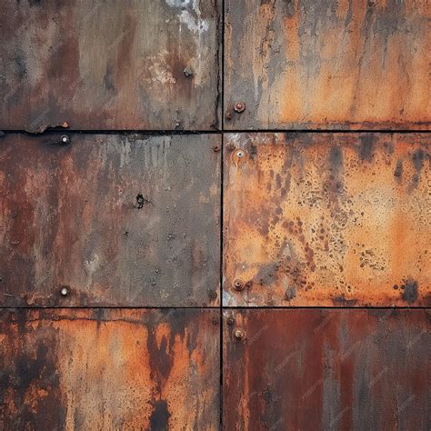 Premium Photo | Texture of Worn and Rusted Industrial Metal Flooring