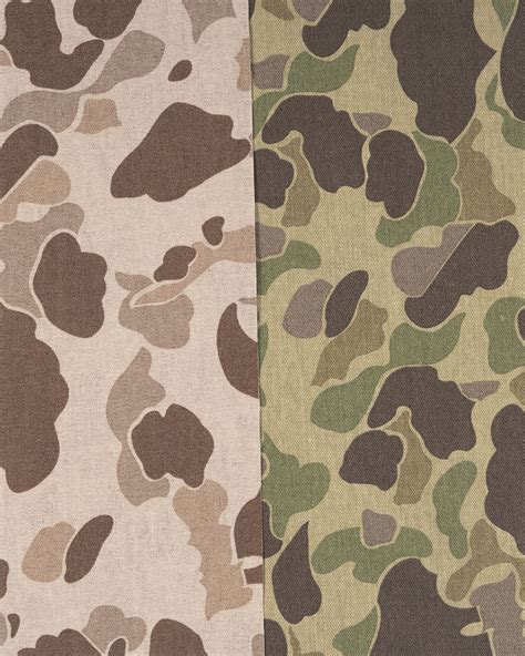 Camouflage Duck Cloth