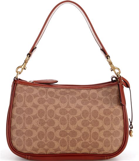 COACH Signature Canvas Phone Crossbody Bag | Hamilton Place