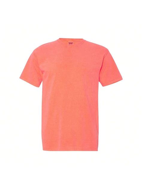 Comfort Colors Garment-Dyed Heavyweight T-Shirt (Neon Red Orange ...