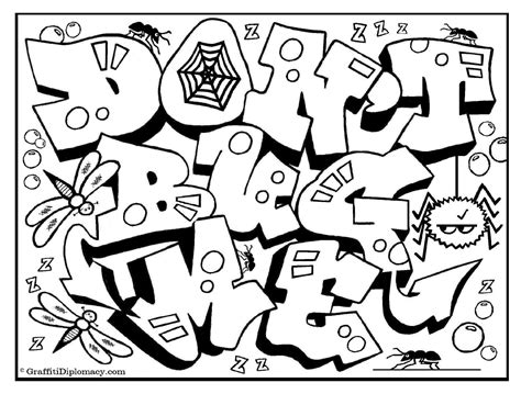 Graffiti Art Coloring Pages at GetColorings.com | Free printable ...