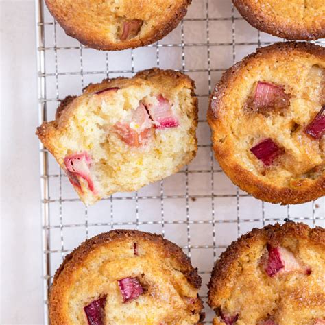 Rhubarb Muffins - Confessions of a Baking Queen