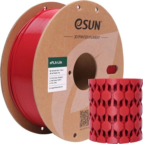 eSUN PLA Filamento 1,75 mm, filamento modificato per stampante 3D PLA ...