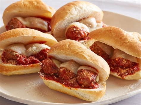 Mini Meatball Heroes | Recipe | Food network recipes, Recipes, Food