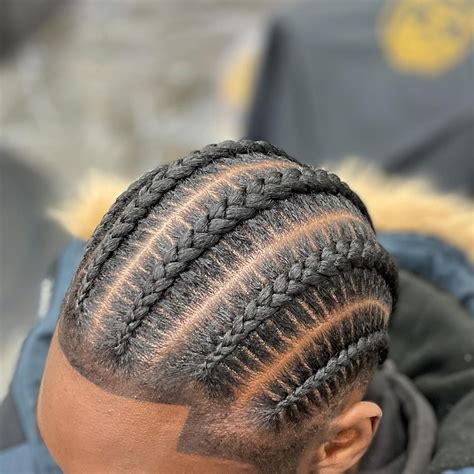 The 19 Best Box Braid Styles for Men | Cornrow braids men, Boy braids ...