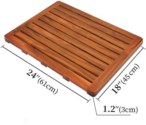 Teak Bathroom Floor Mat at Charlie Gladys blog