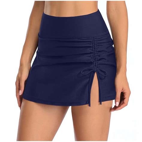 High Waisted Swimming Shorts Women Ladies Swim Bottoms High Waited ...