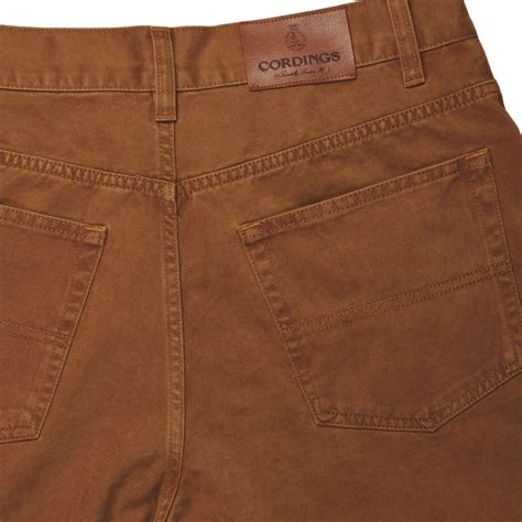 Tan Tiverton Washed Jeans - Relaxed Fit | Men's Country Clothing | Cordings
