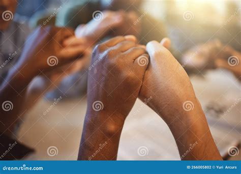 Prayer, Holding Hands, and Group of Christian People with Hope, Support ...