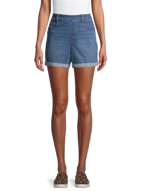 Time and Tru Women's Pull-On Shorts - Walmart.com