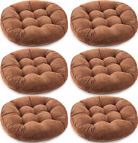 Amazon.com: Jerify 6 Pcs Round Floor Pillows Cushions 22 x 22 Inch ...