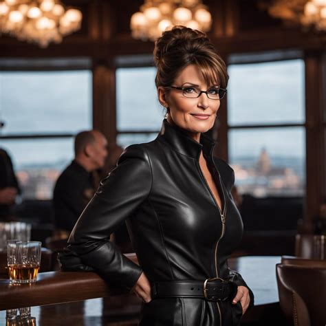 Sarah Palin in leather by SusanneSoutien on DeviantArt