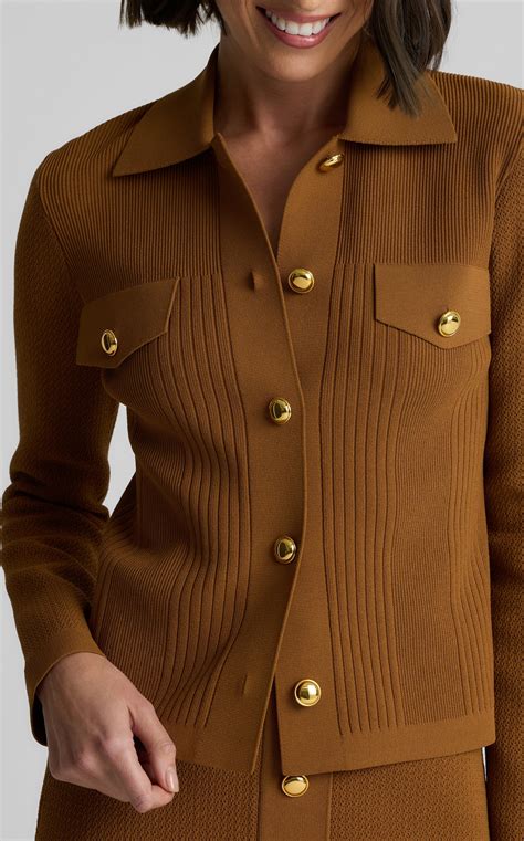 Ellis Jacket in Madison Knit - St. John Knits