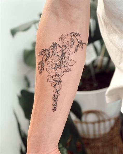 Wisteria Flower Demon Slayer Tattoo at Claire Gregory blog