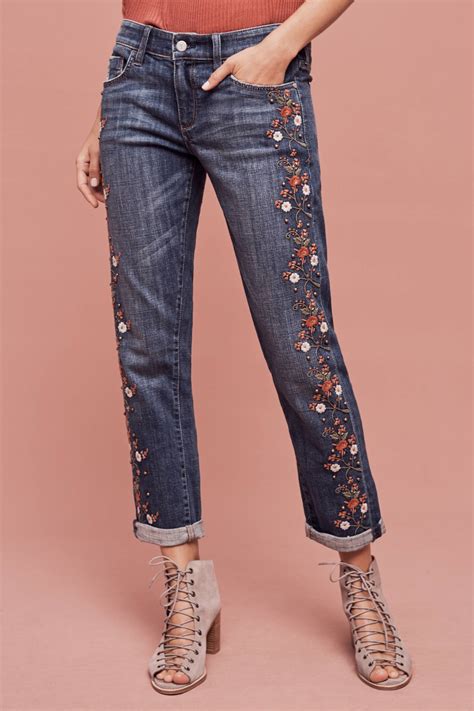 Embroidered Garden Jeans at Keith Joseph blog