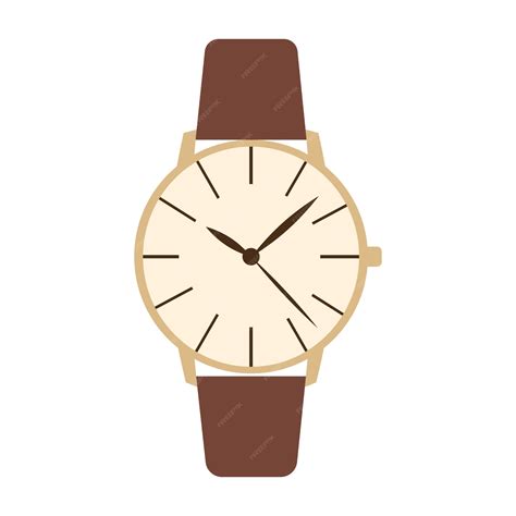 Premium Vector | Mens wrist watch Isolated vector illustration clip art ...