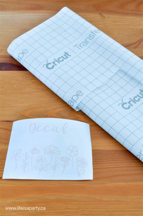 How To Use Cricut Transfer Tape - Life is a Party