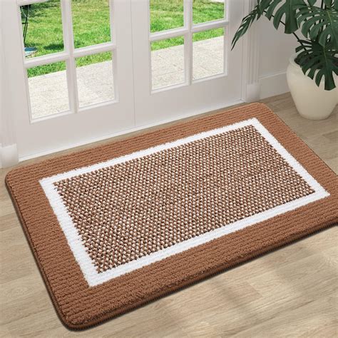 Amazon.com: Colorxy Indoor Door Mat, Non-Slip Absorbent Resist Dirt ...