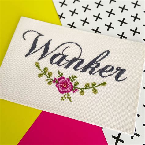 Wanker Cross Stitch Pattern - Curious Twist