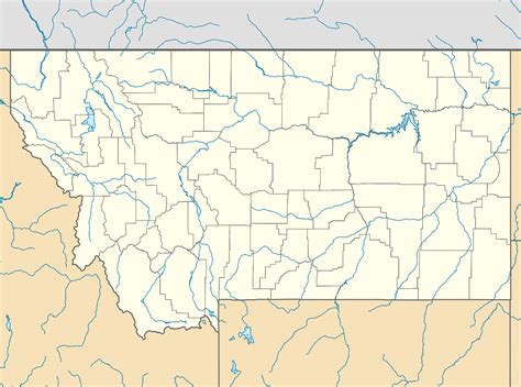 Montana Political Map